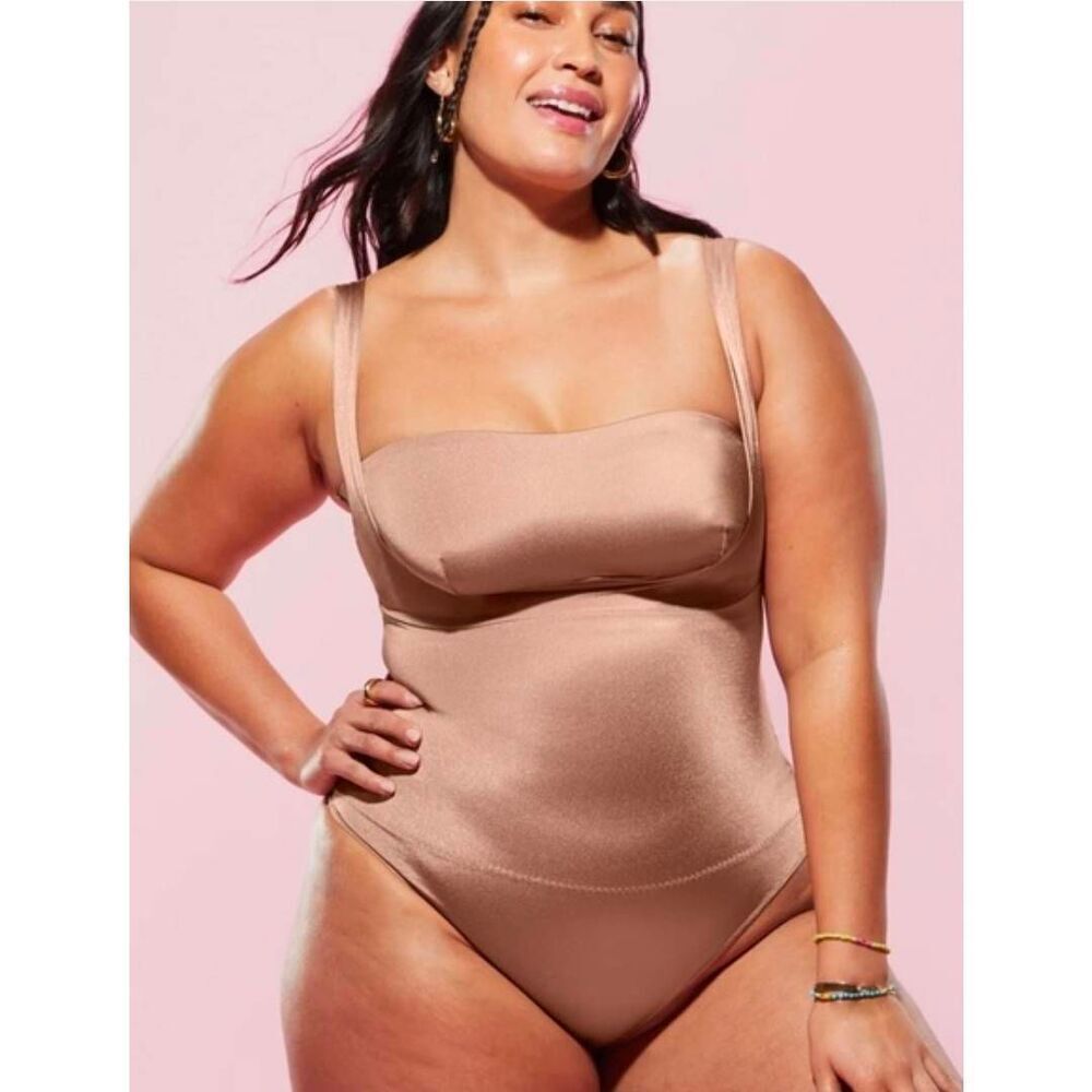 Yitty by Yitty Headliner Shaping Open Bust Thong Bodysuit Sz. 3X